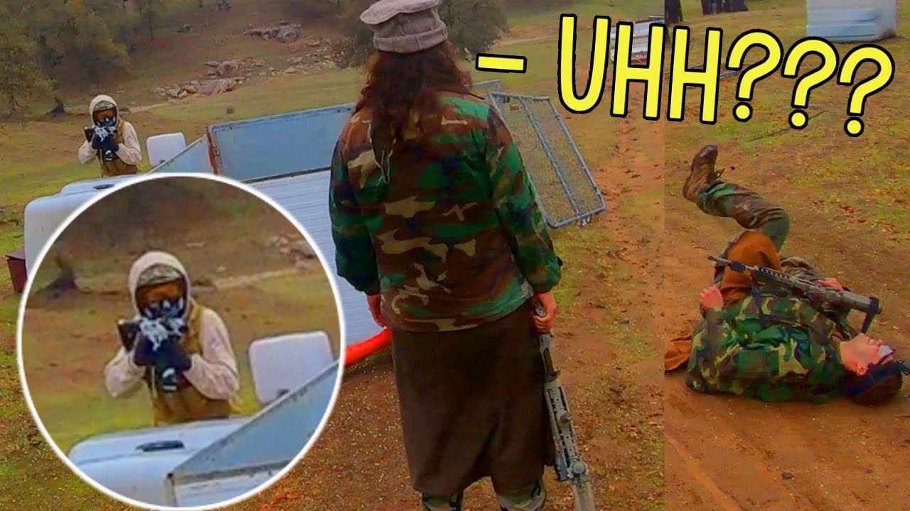 Milsim Squad Awkwardly Ambushed by Brave Airsoft 