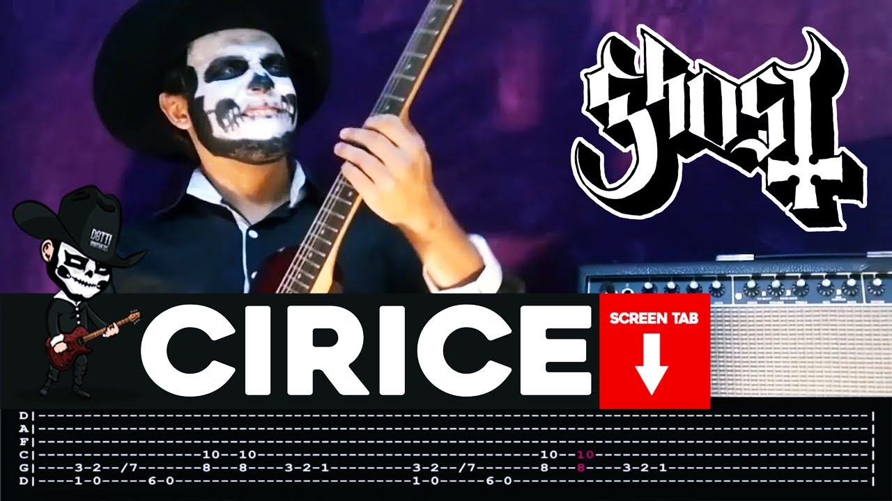 【GHOST】[ Cirice ] cover by Masuka | LESSON | GUITAR TAB