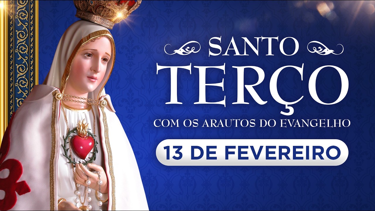 Santo Terço diário | Sexta-feira, 13 de fevereiro | Mistérios dolorosos #rosário
