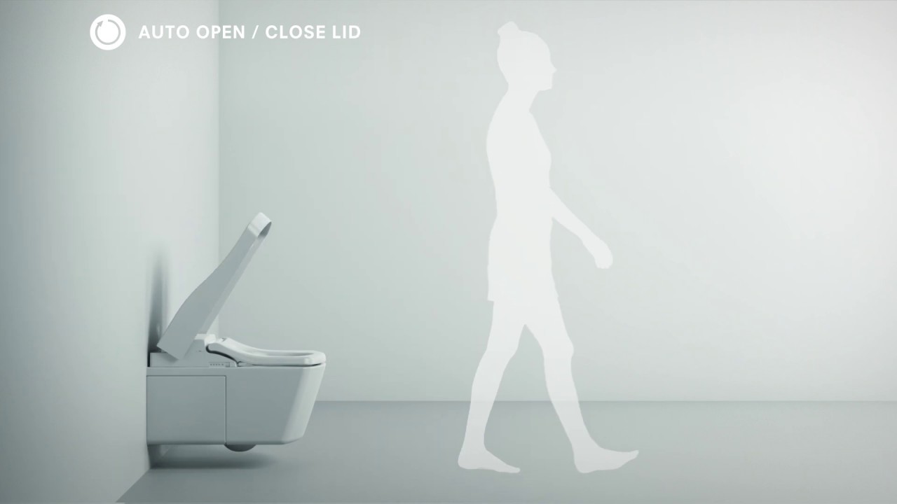 TOTO WASHLET: Self-opening and -closing Toilet Lid