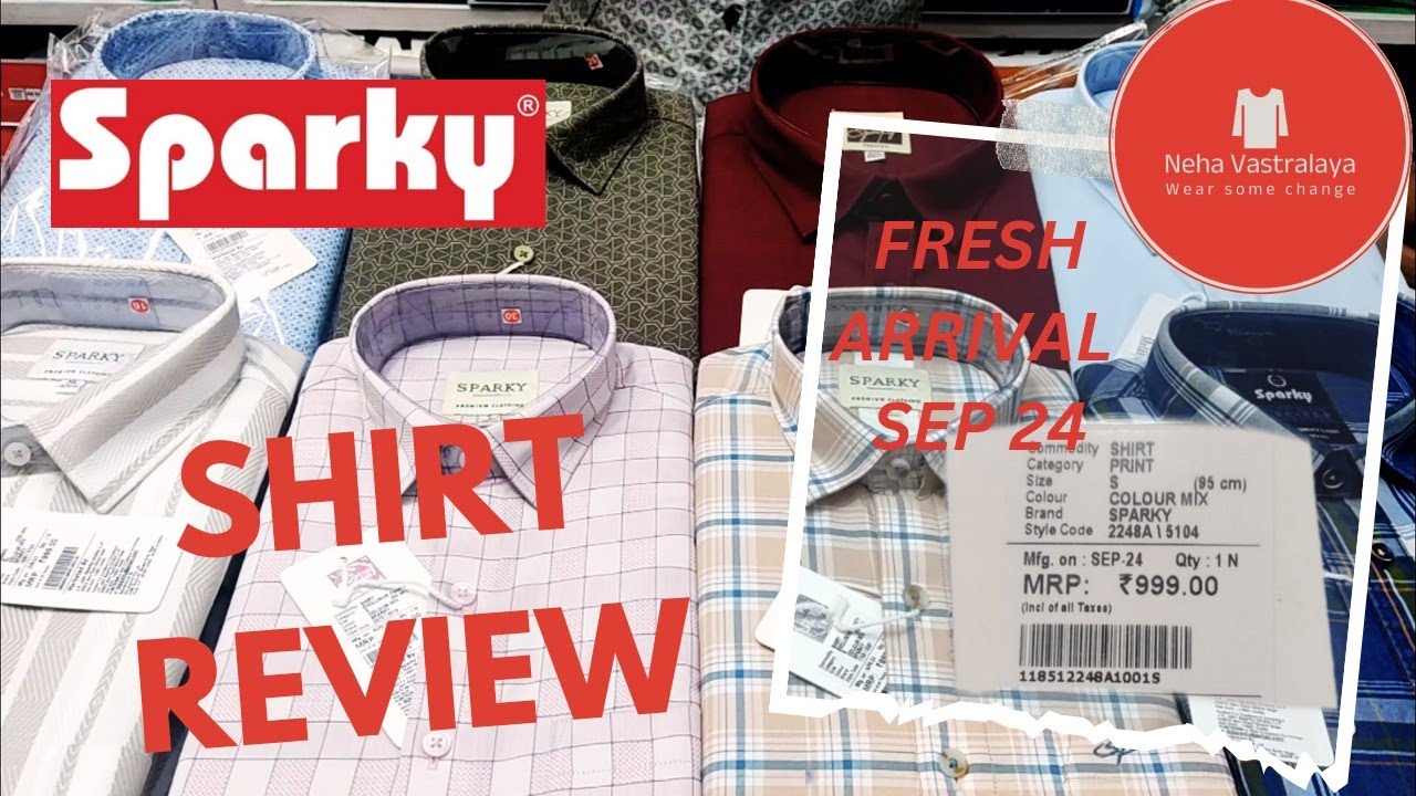 Sparky  shirts review | Fresh arrival sep 24 | neha vastralaya