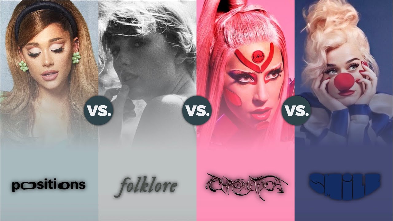 2020 ALBUM BATTLE | Positions vs Folklore vs Chromatica vs Smile