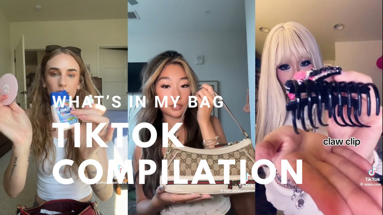 What’s in my bag (TikTok compilation)