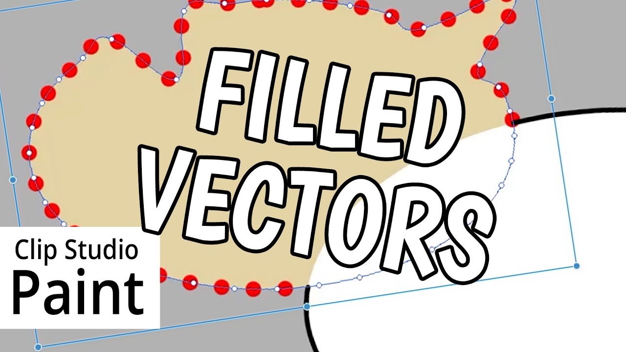 Filled Vectors in Clip Studio Paint