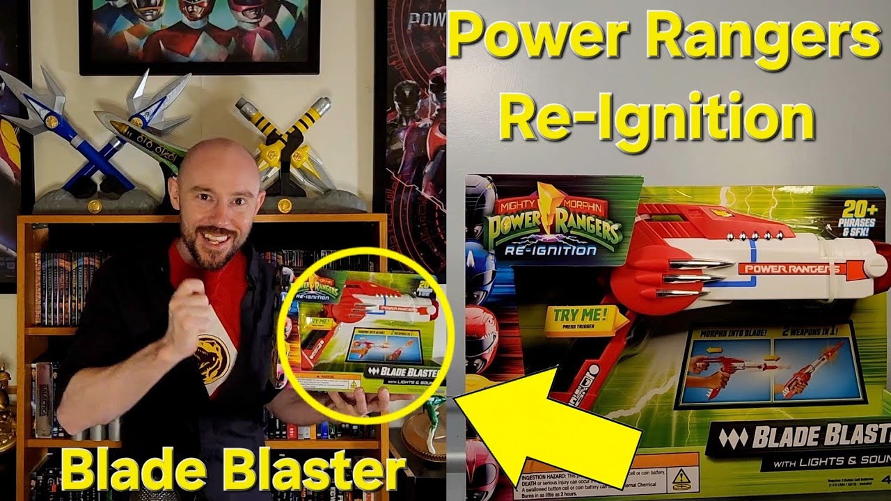 Playmates Power Rangers Re-Ignition Blade Blaster | unboxing and review.