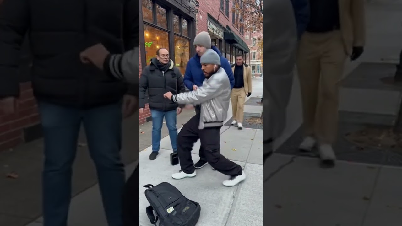 Street Performer Harassed! #public #shorts