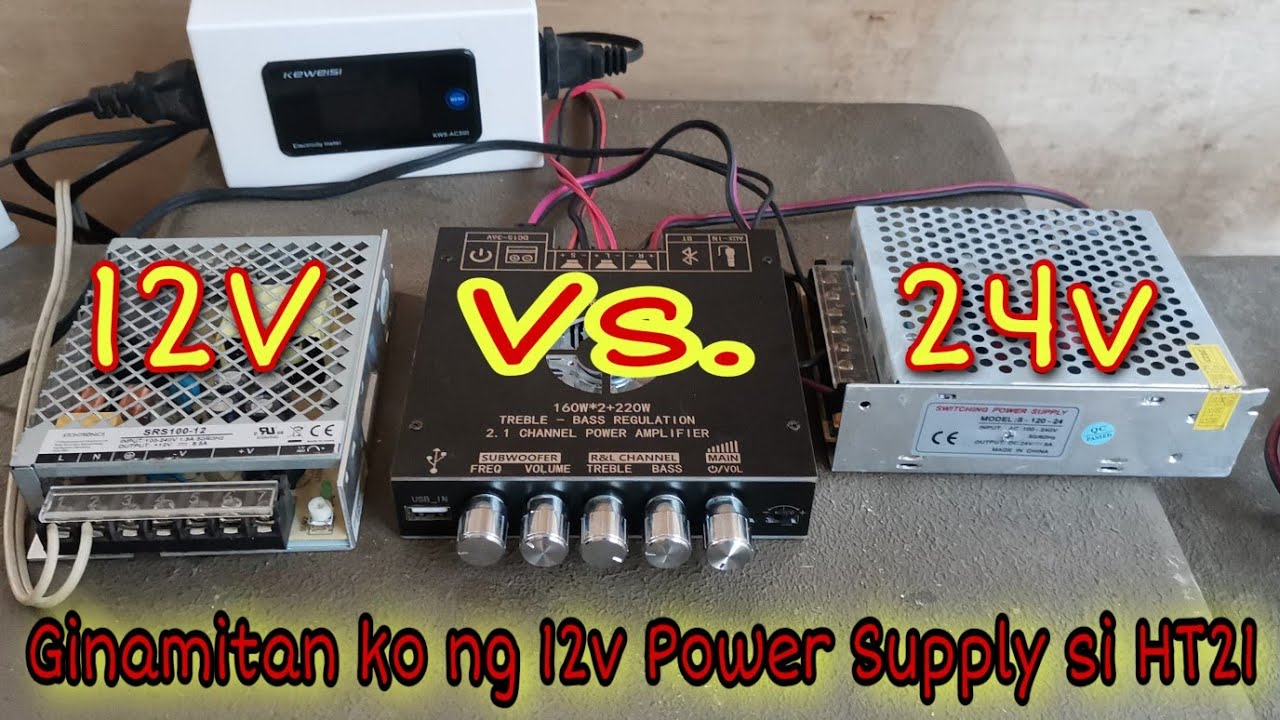 HT21 Gagana nga ba sa 12V Power Supply??