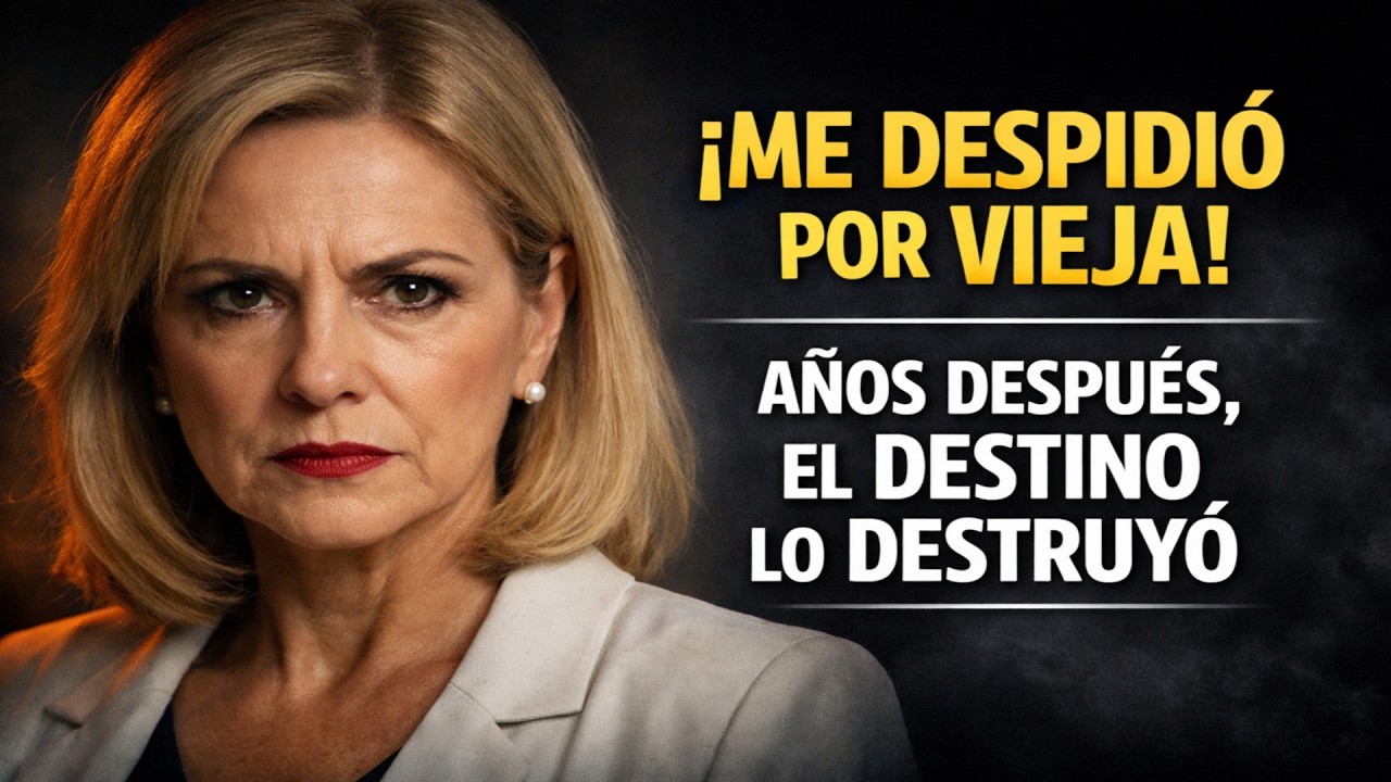 ME DESPIDIÓ POR VIEJA. Años después, el destino le dio una lección que jamás olvidó.