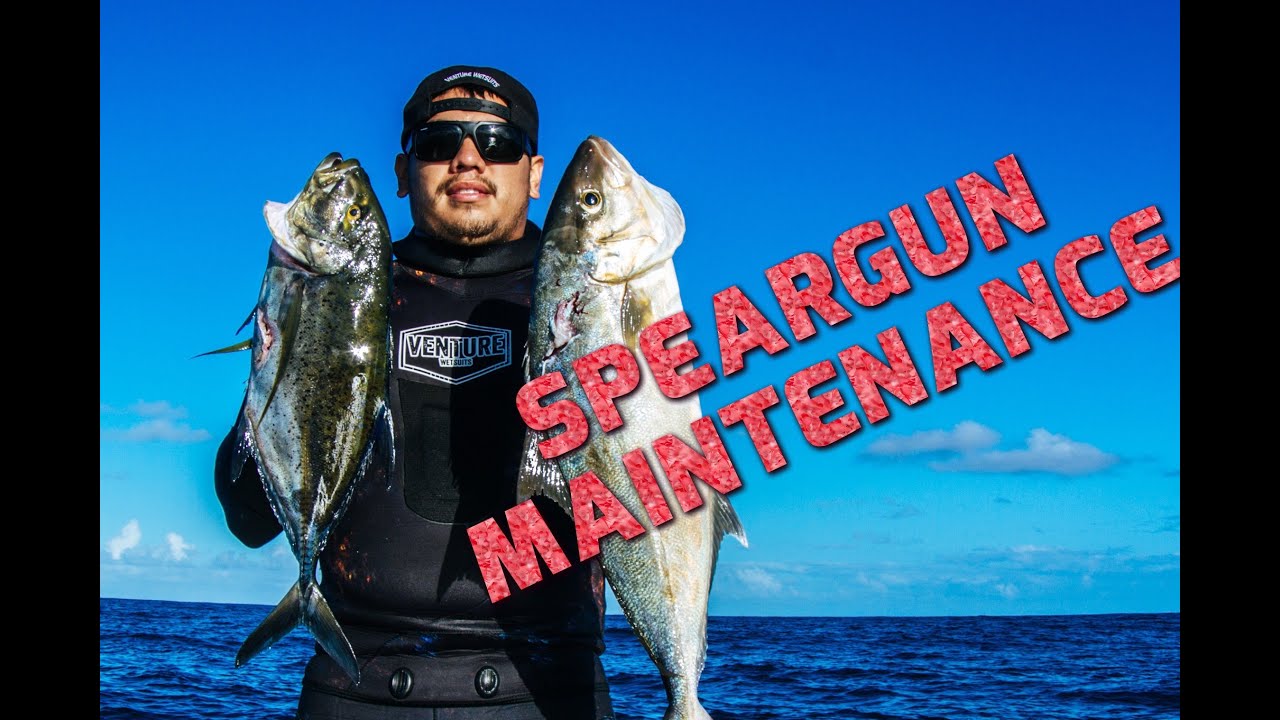 Rigging Speargun Bungee, Speargun Flasher & Monofilament Shooting Line - Gear Maintenance