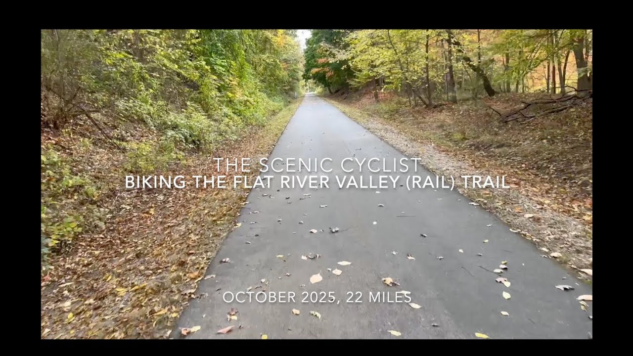03 4-minute version of my ride of Michigan's Flat River Valley Trail.