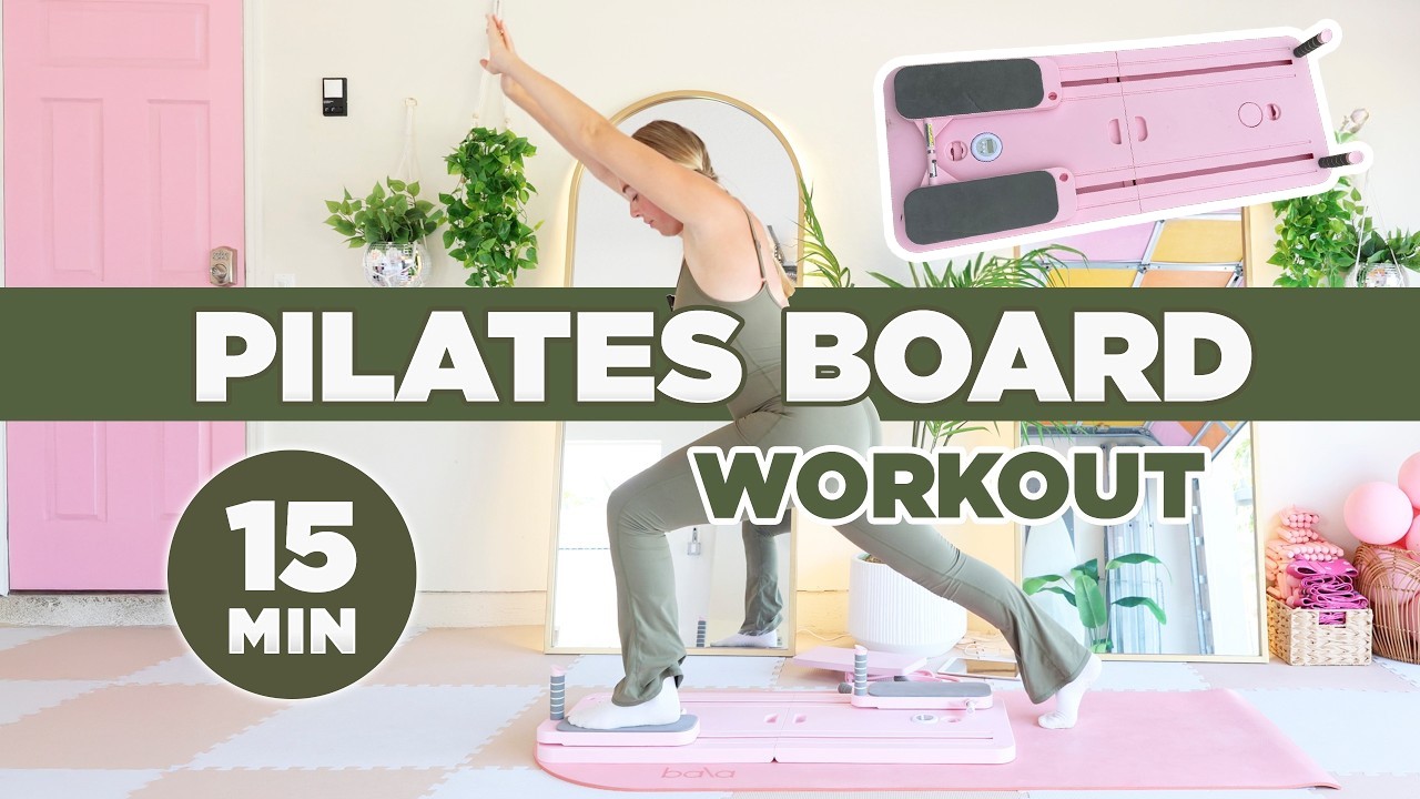 15 MIN PILATES BOARD WORKOUT | FULL BODY