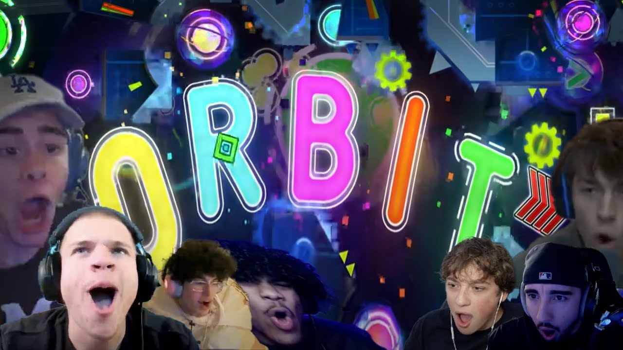 Реакция всех ютуберов и стримеров на Orbit от Mindcap и другие игры | Geometry Dash