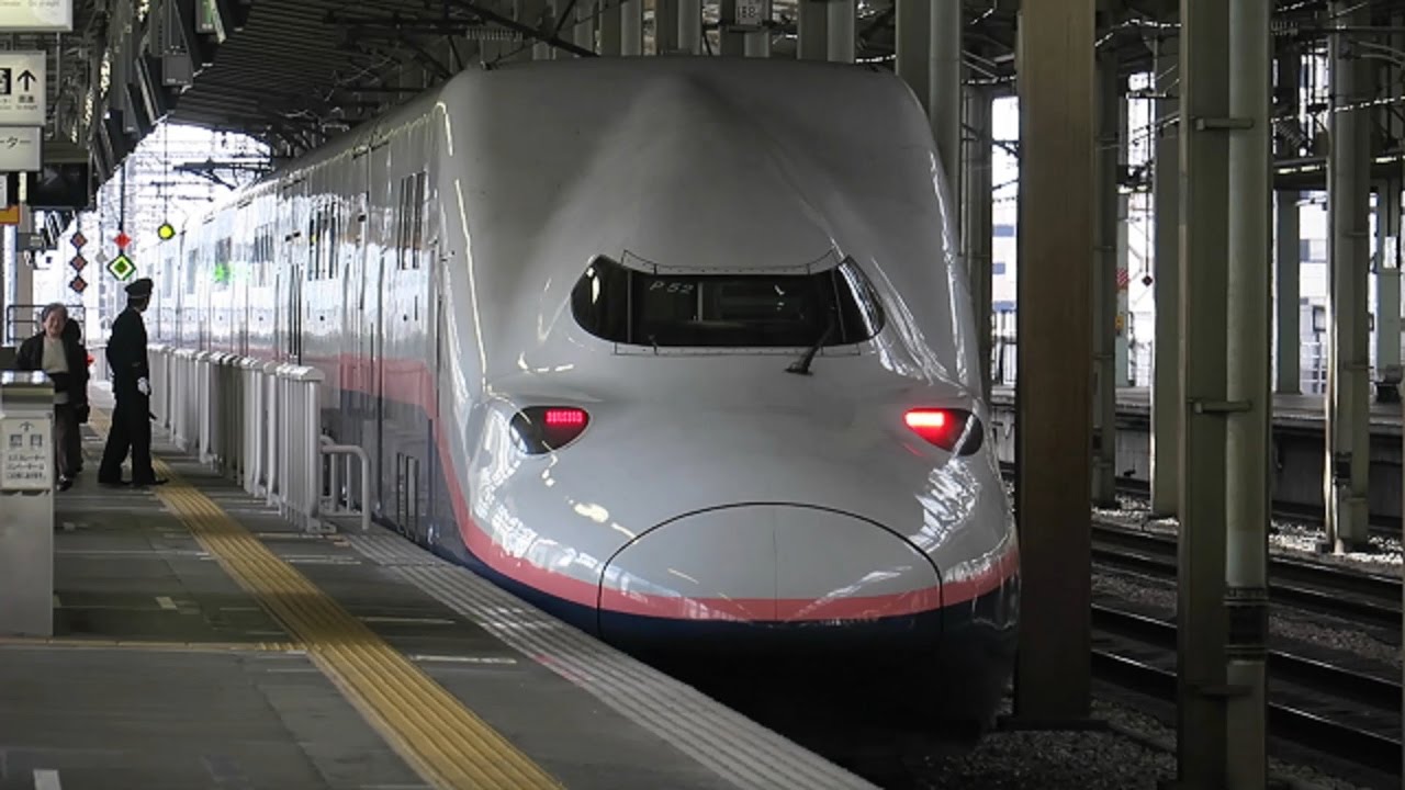 JR東日本 上越新幹線 長岡駅 高速通過の とき & Maxとき 入線 発車 2016 10