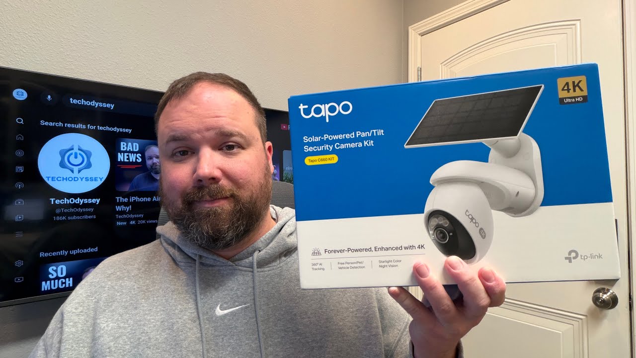 Панорамная/наклонная камера видеонаблюдения TAPO 4K с питанием от солнечной батареи (комплект C66...