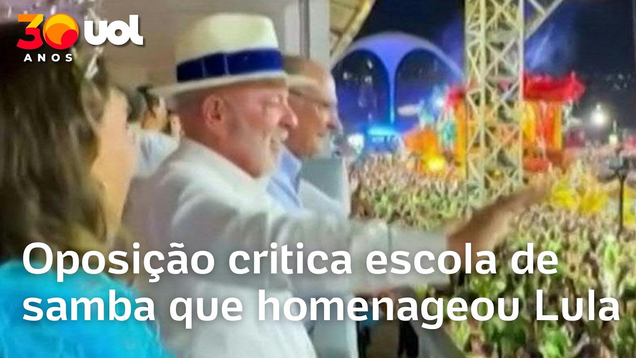 Lula na Sapucaí: oposição critica escola que homenageou presidente