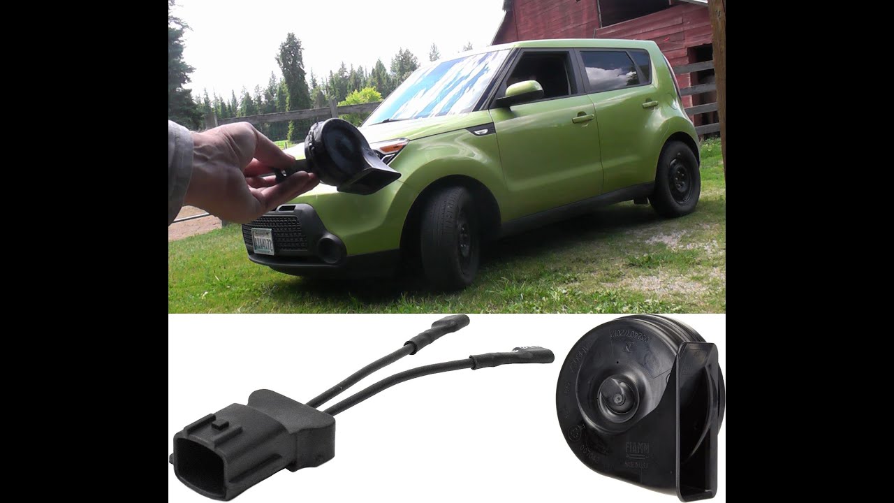 Replace the horn in your Kia Soul in less than 10 minuets, without removing the front body bumper.