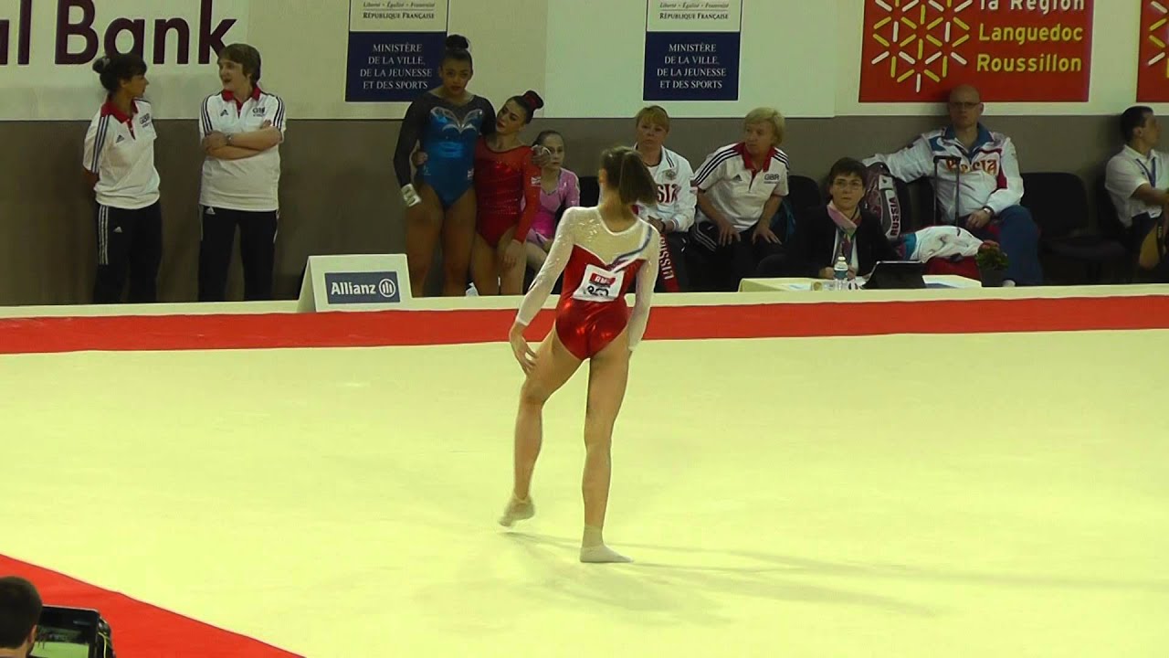 Claire Martin (FRA) - Floor - 2015 European Championships (AA)