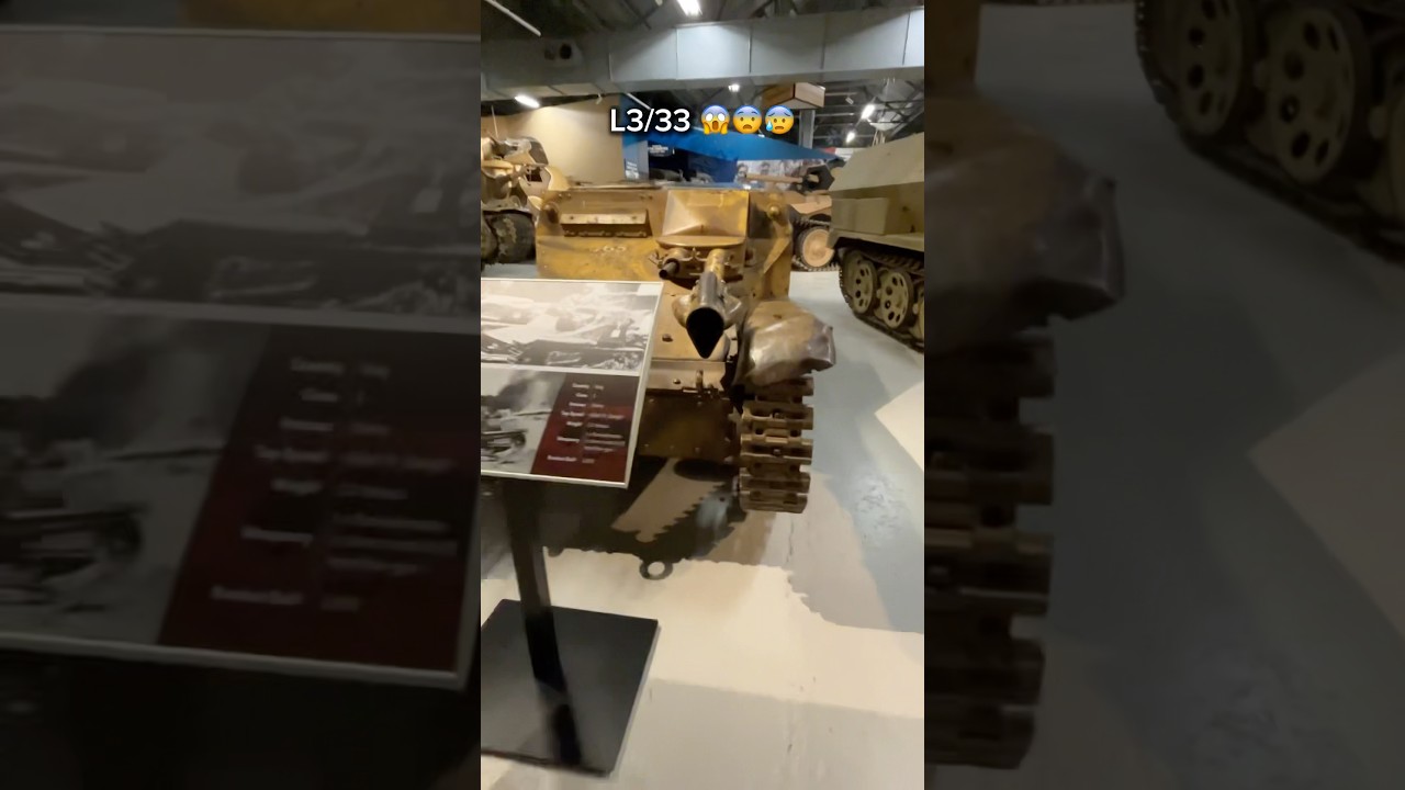 L3/33 Tank Museum Jumpscare 😱😲🤯 #warthunder #gaijin #snail #memes #tank #shorts #viral #ww2