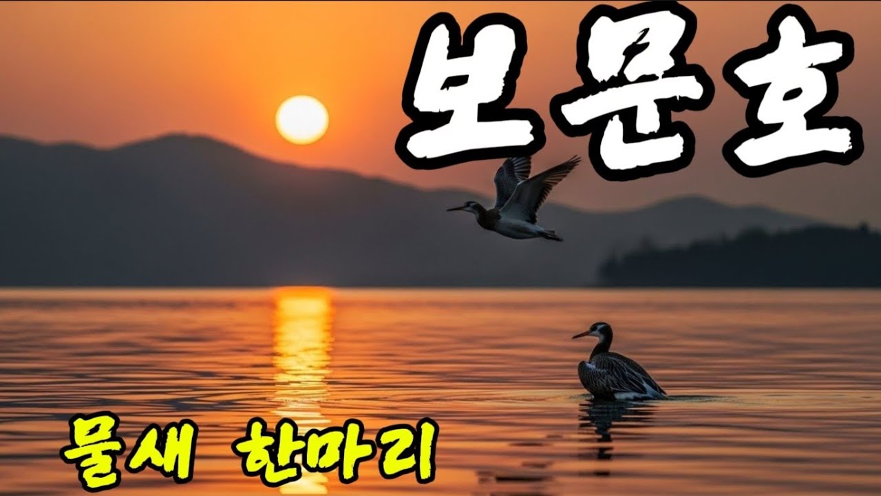  🎵 안개낀보문호 물새 한마리#보문호둘레길 #경주풍경 #정통트로트 #남자트로트 #중년감성 #슬픈노래 #안개낀호수 #시니어노래방