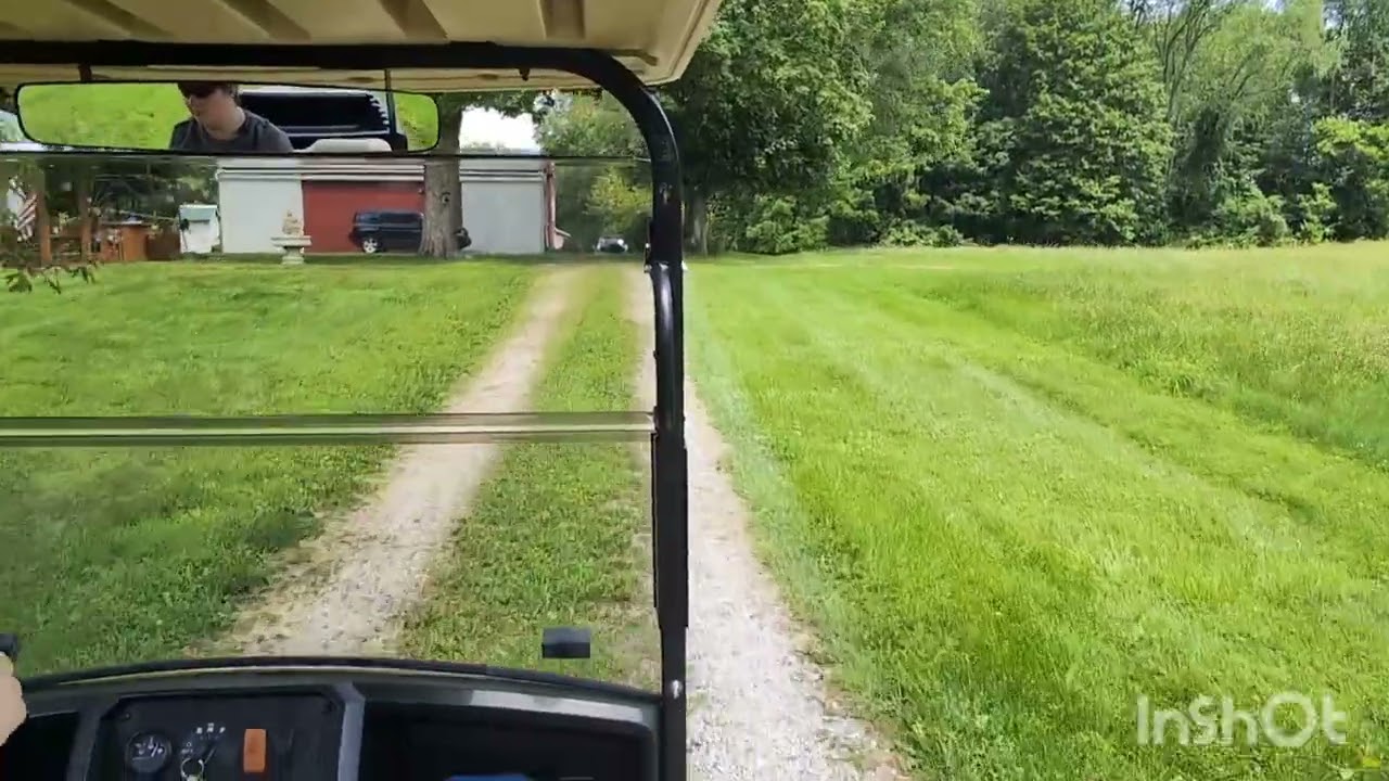 Ride along with me in the cart as I walk the dog