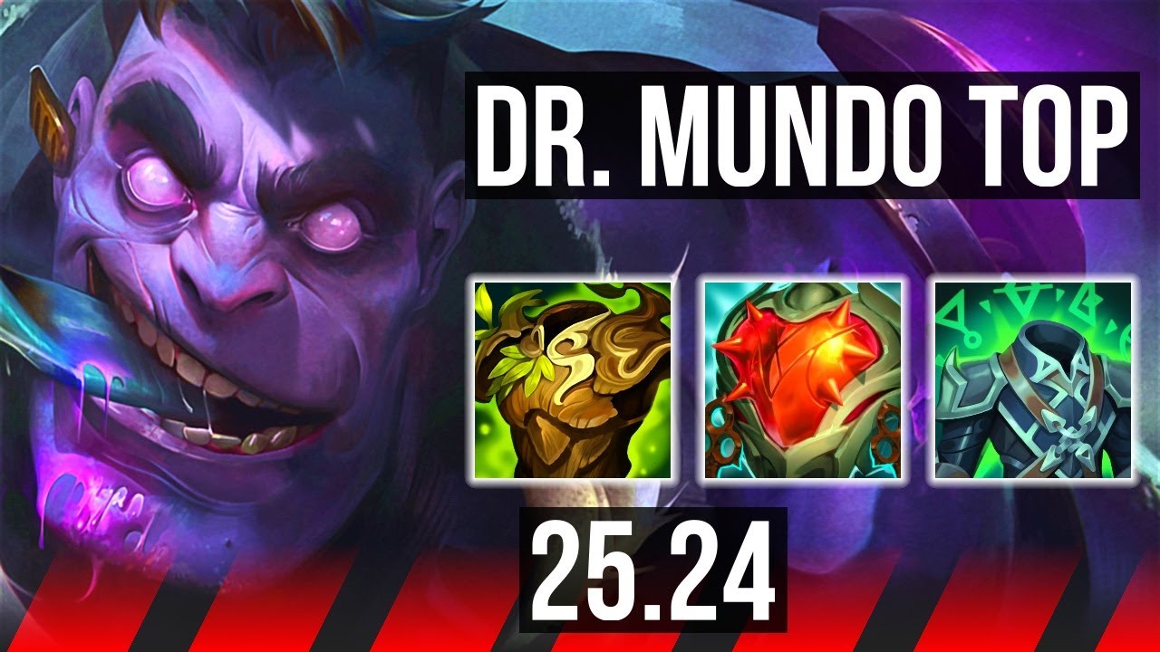 DR. MUNDO vs MORDEKAISER (TOP) | NA Master | 25.24