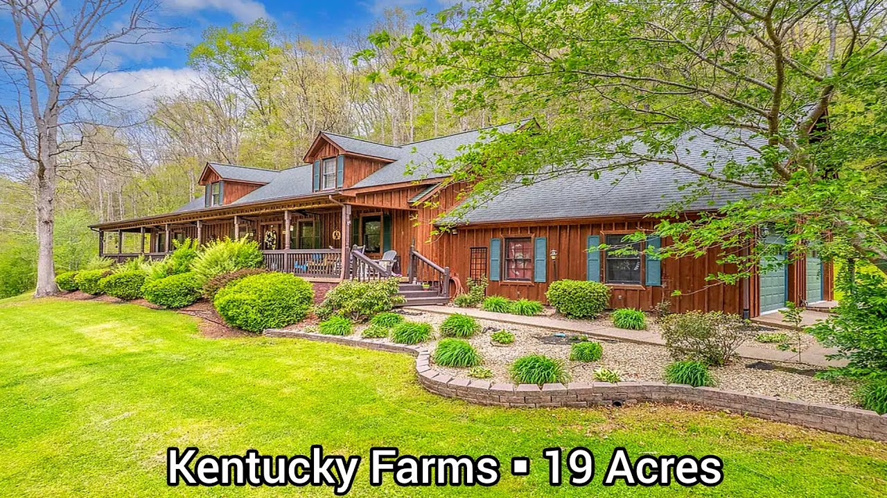 Kentucky Farmhouses For Sale | 19 Acres | Kentucky Land For Sale | Forest Access | Wooded Land