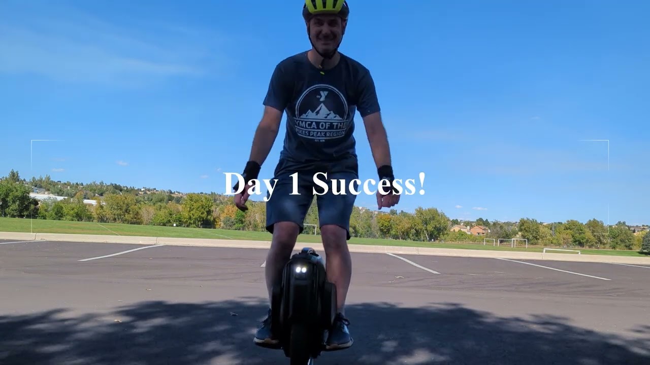 Learning to ride an EUC in 30 minutes