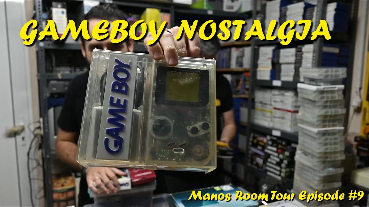 Η ΝΟΣΤΑΛΓΙΑ ΤΩΝ GAMEBOY! Mάνος Room Tour #9 |Gameboy Color/Advance/SP/DS|