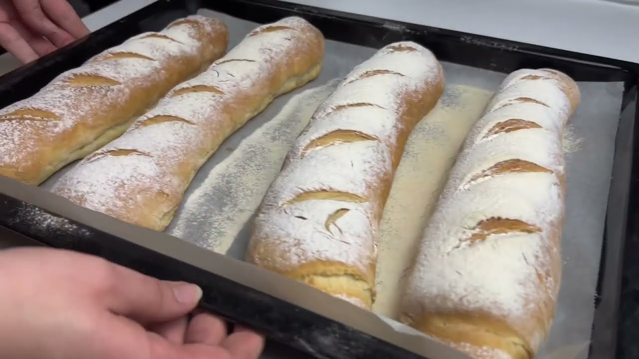 Most easy baguette recipe, what you can make, this will be your favorite