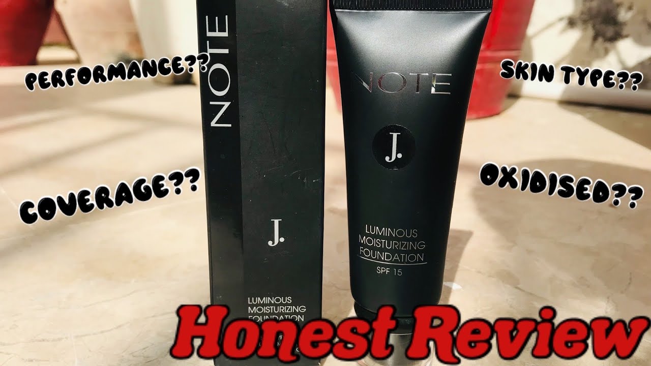 REVIEW: Note J. Luminous Moisturising Foundation SPF15 || J.Makeup||