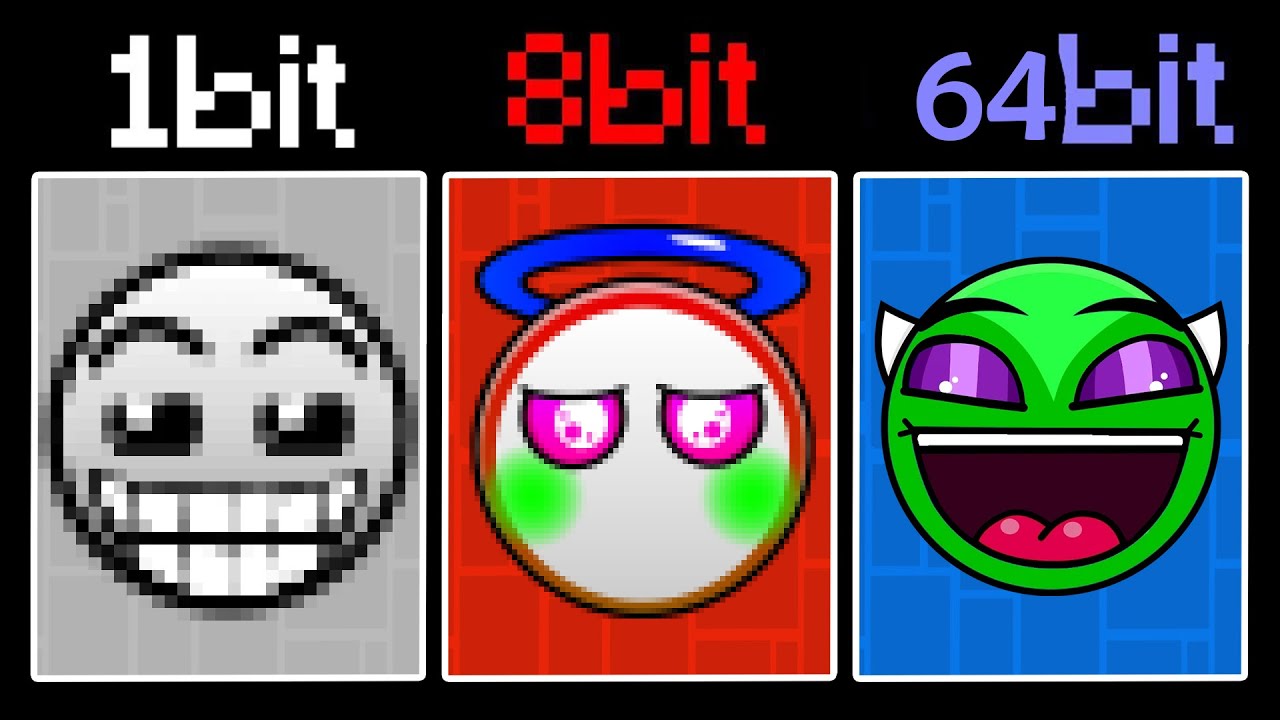 New Custom Geometry Dash Lobotomies v9, but everytime with more bits