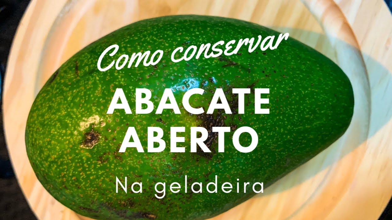 COMO CONSERVAR ABACATE ABERTO NA GELADEIRA l N&Atilde;O DEIXE O ABACATE ESTRAGAR l ASSISTA ESTE V&Iacute;DEO