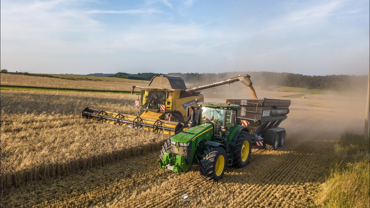 2x New Holland CX 8.80 | John Deere 8400R + Perard Interbenne 27 | HarvestLove, Harvest Brothers
