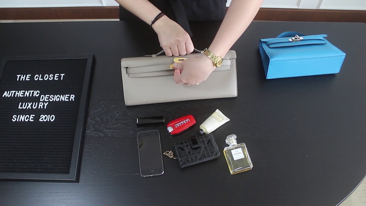 What fit inside Hermes Kelly Cut? or Hermes Kelly Pochette