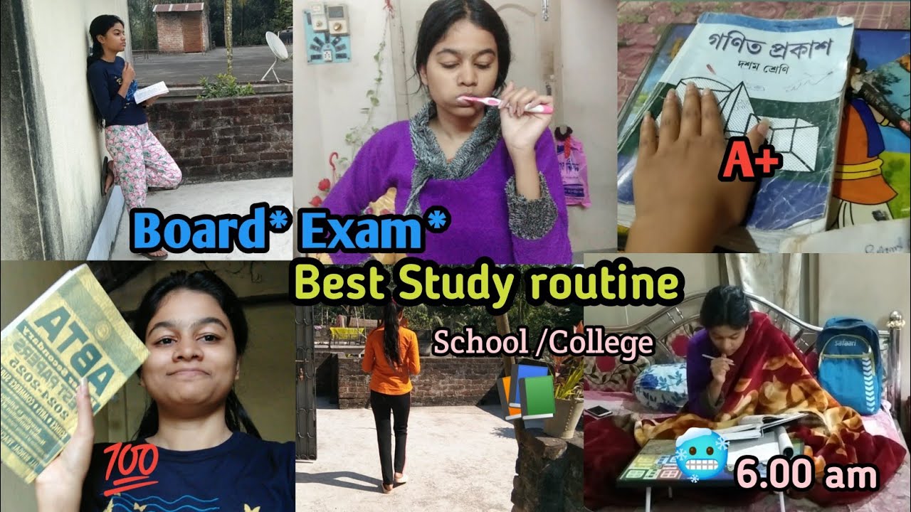 Board* Exam* Best Study Routine 📚 💯 Last minute Strategies 🎯.....