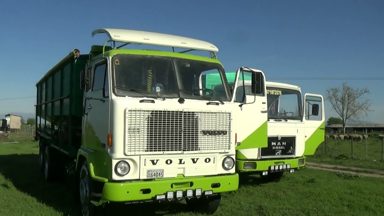 Volvo F-89 και ΜΑΝ. Δυο στολίδια του δρόμου