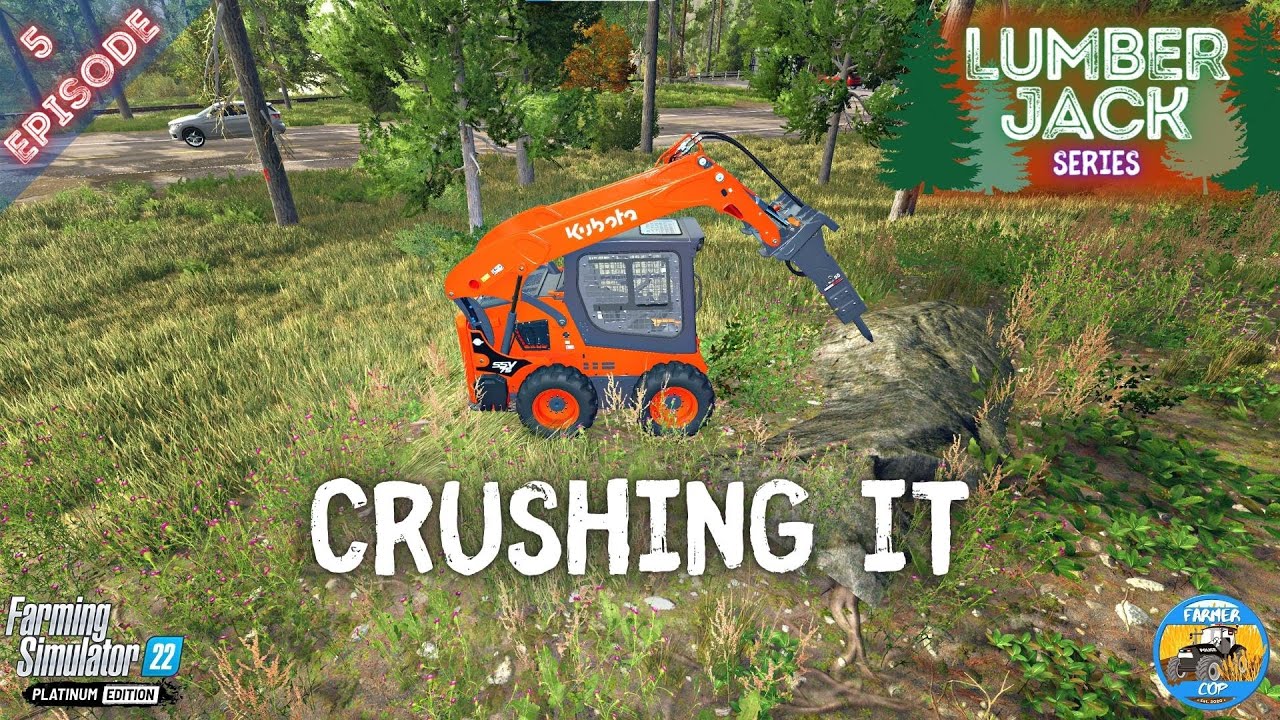 Сокрушая его — Лес Сильверран — Эпизод 5 — Farming Simulator 22