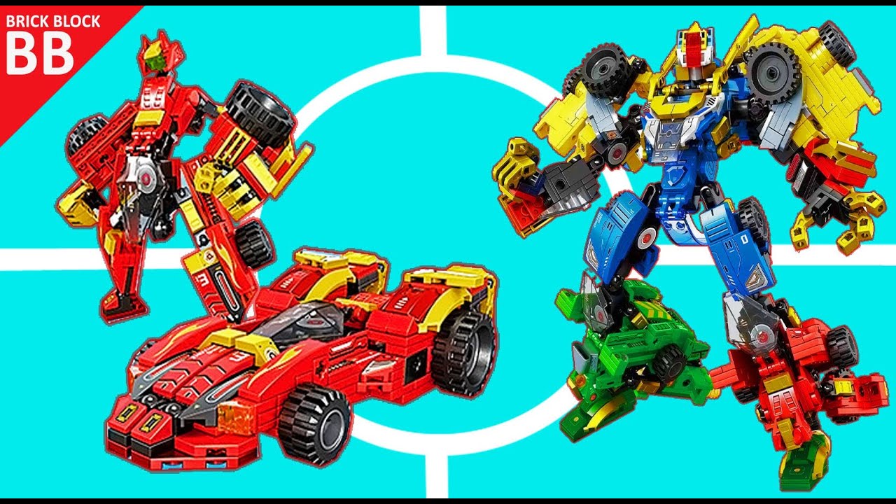 Скоростная дорога, Цезарь! часть 01 ⚡️ Как сделать робота Сембо из блоков Lego Transformers Combiner