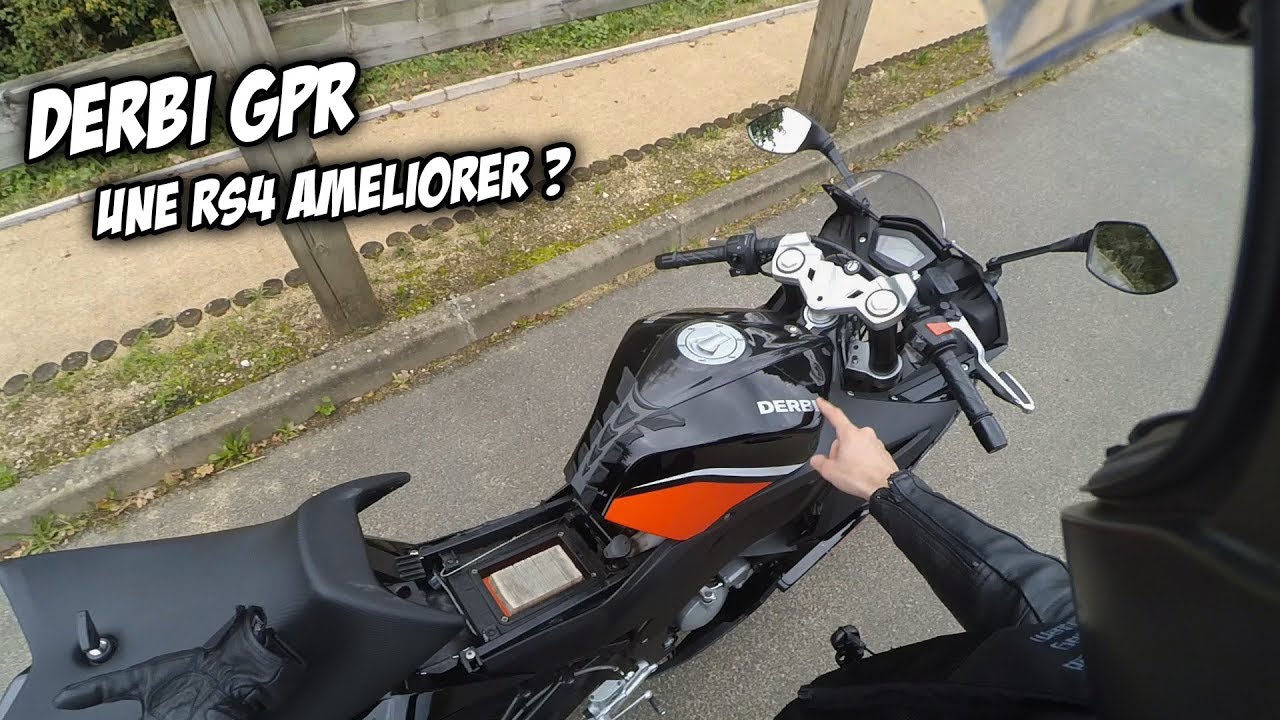 TEST 9 : DERBI GPR 50CC - POT CONTI !!! - Top Speed (0-86km/h)