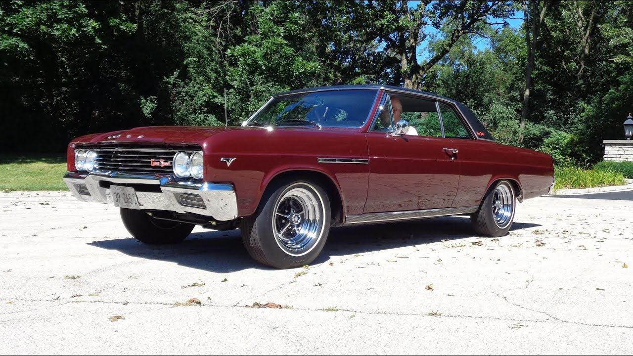 1965 Buick Skylark Gran Sport 401 Nailhead 4 Speed Burgundy & Ride - My Car Story with Lou Costabile