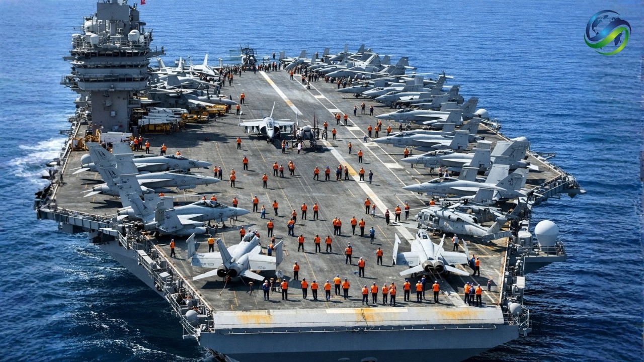 ¿Cómo es la vida de las 5.000 personas a bordo del portaaviones más grande del mundo