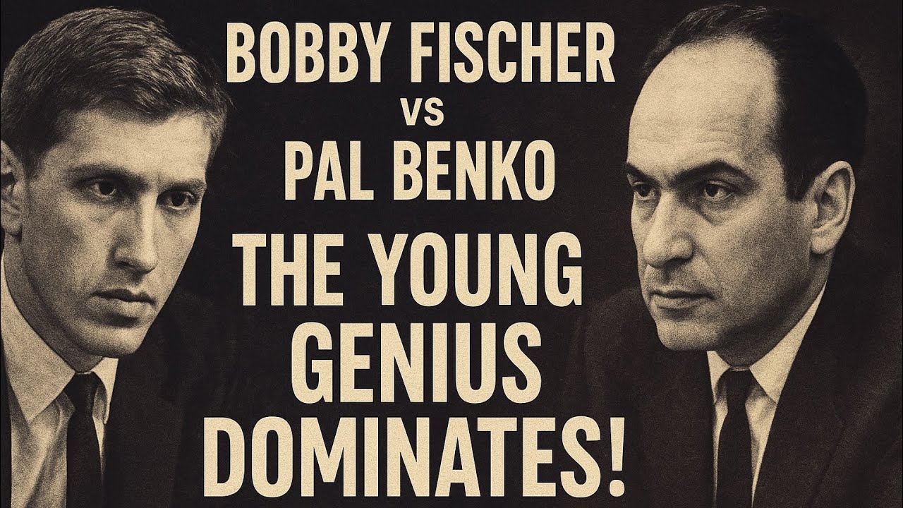 Bobby Fischer vs Pal Benko | The Young Genius Dominates! | Candidates 1959