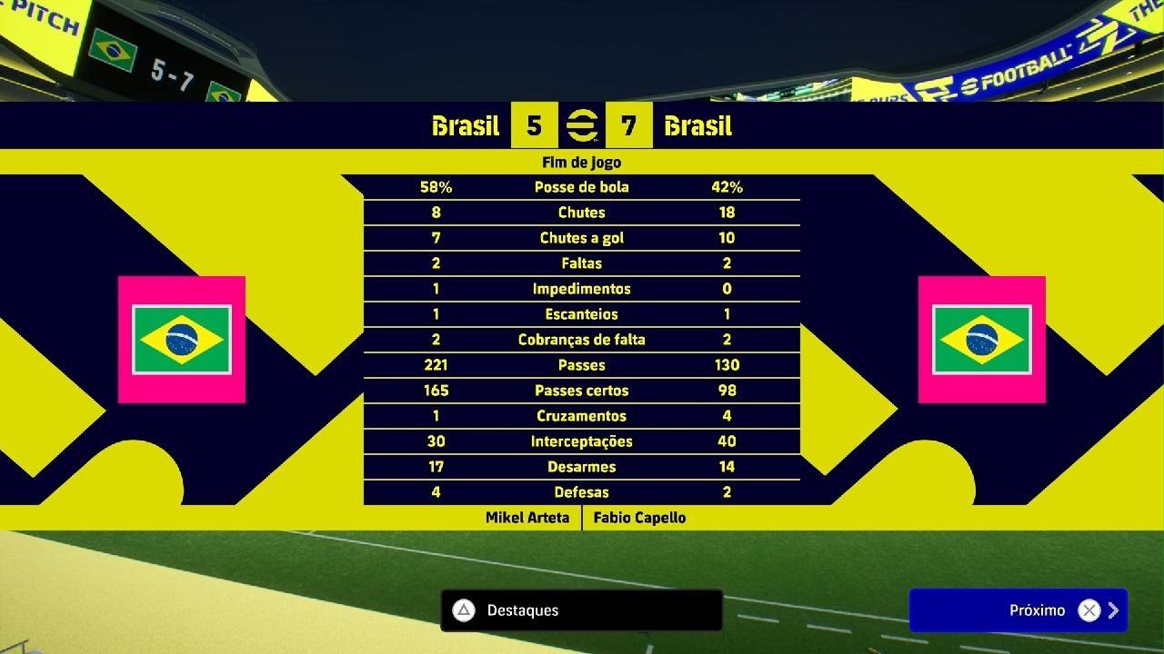 12 GOLS NA PARTIDA! 🤯 Gameplay eFootball