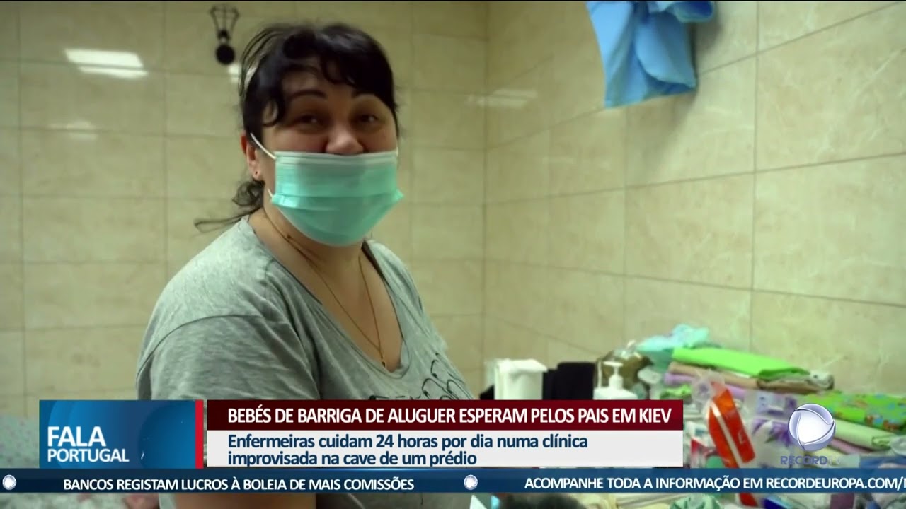 Beb&eacute;s de barriga de aluguer esperam pelos pais em Kiev