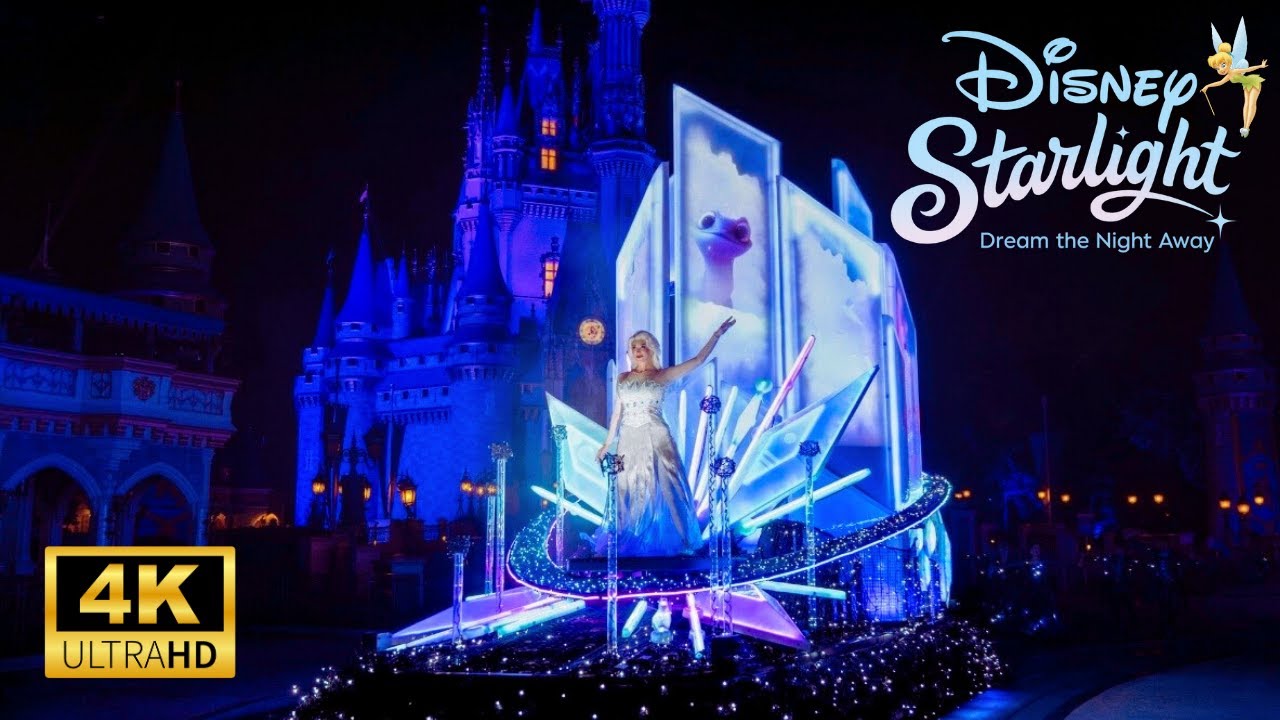 Disney Starlight Dream the Night Away FULL Show 4K  | Magic Kingdom Night Show | Walt Disney World