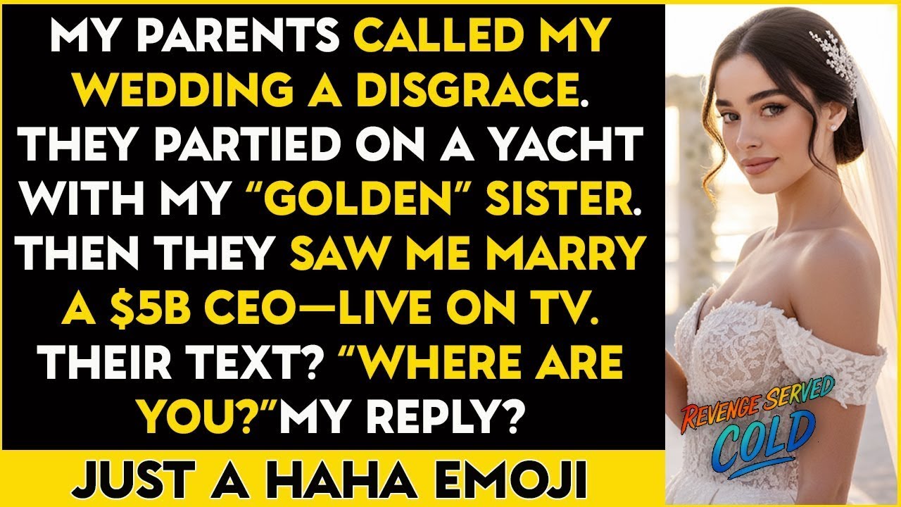 My Parents Called My Wedding a Disgrace—Until They Saw Me Marry a $5B CEO Live on National TV...