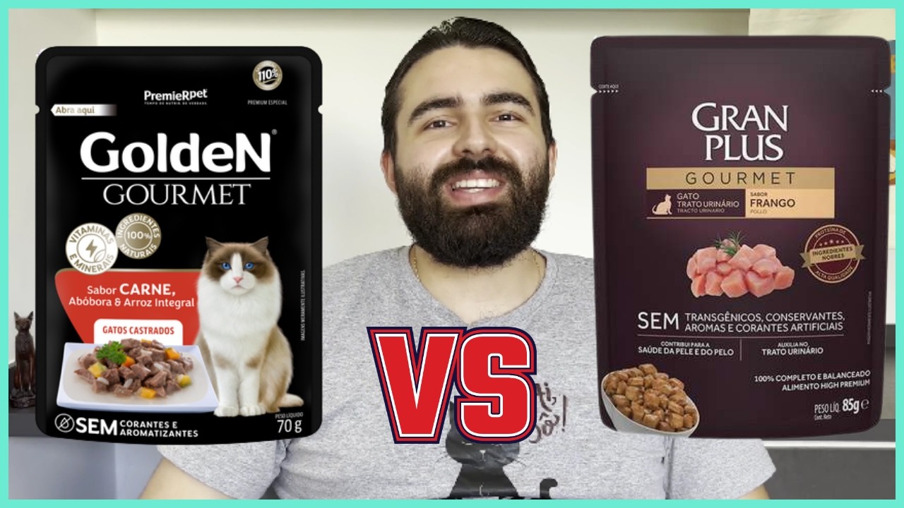 Sachê Golden Gourmet vs. GranPlus Gourmet - Qual é Melhor?
