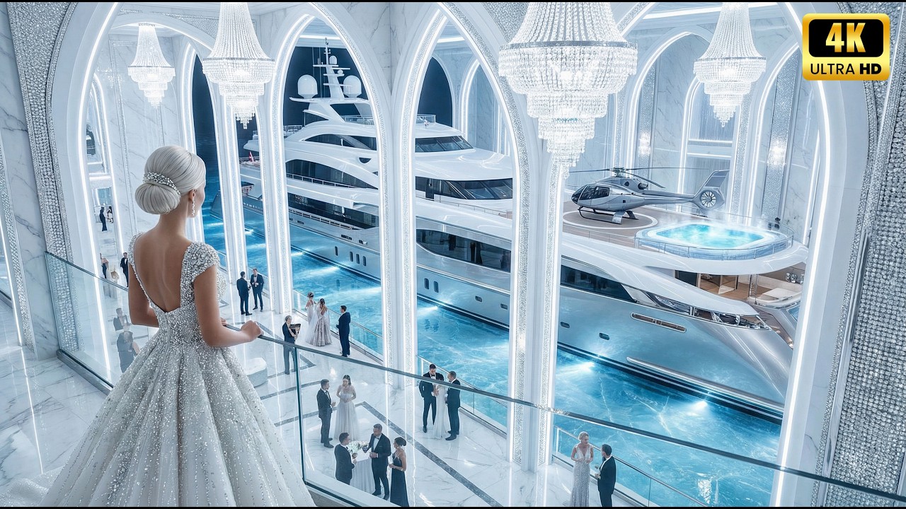 Futuristic Golden Cities 2050 4K &ndash; 1 Hour Nature Escape in a Sci Fi Smart Metropolis