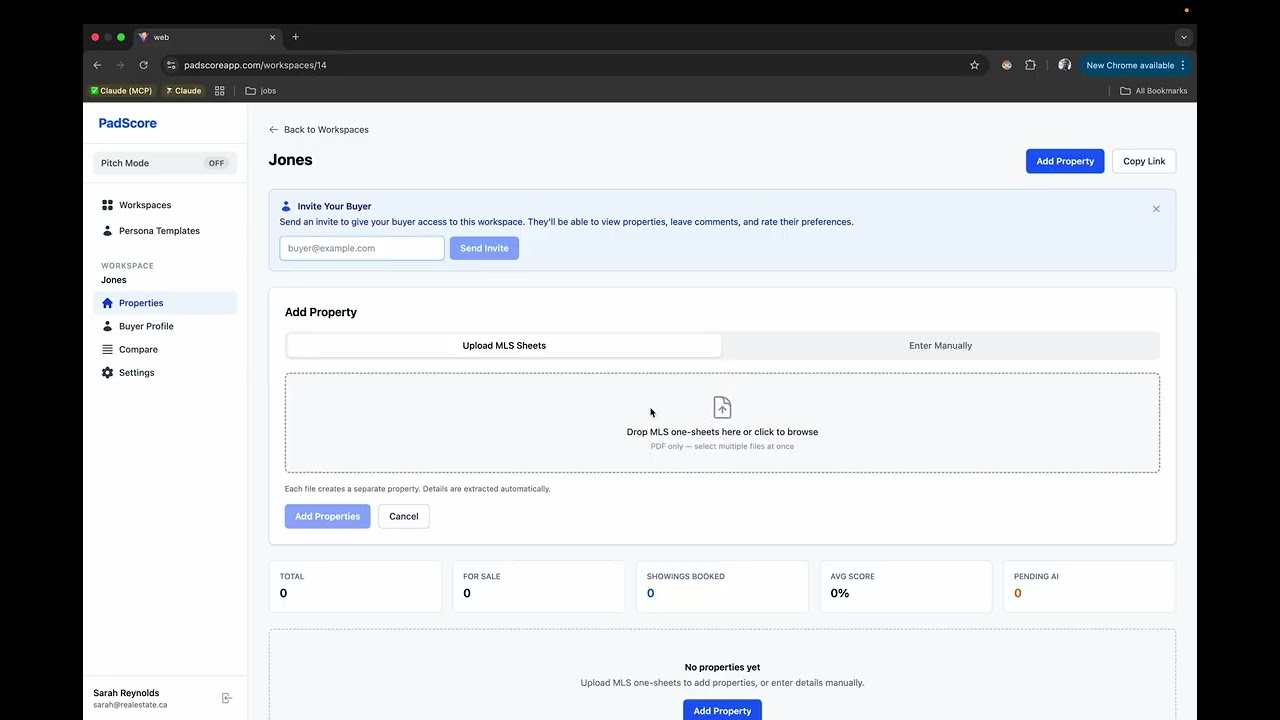 PadScore &mdash; Score every property against what your buyer actually needs
