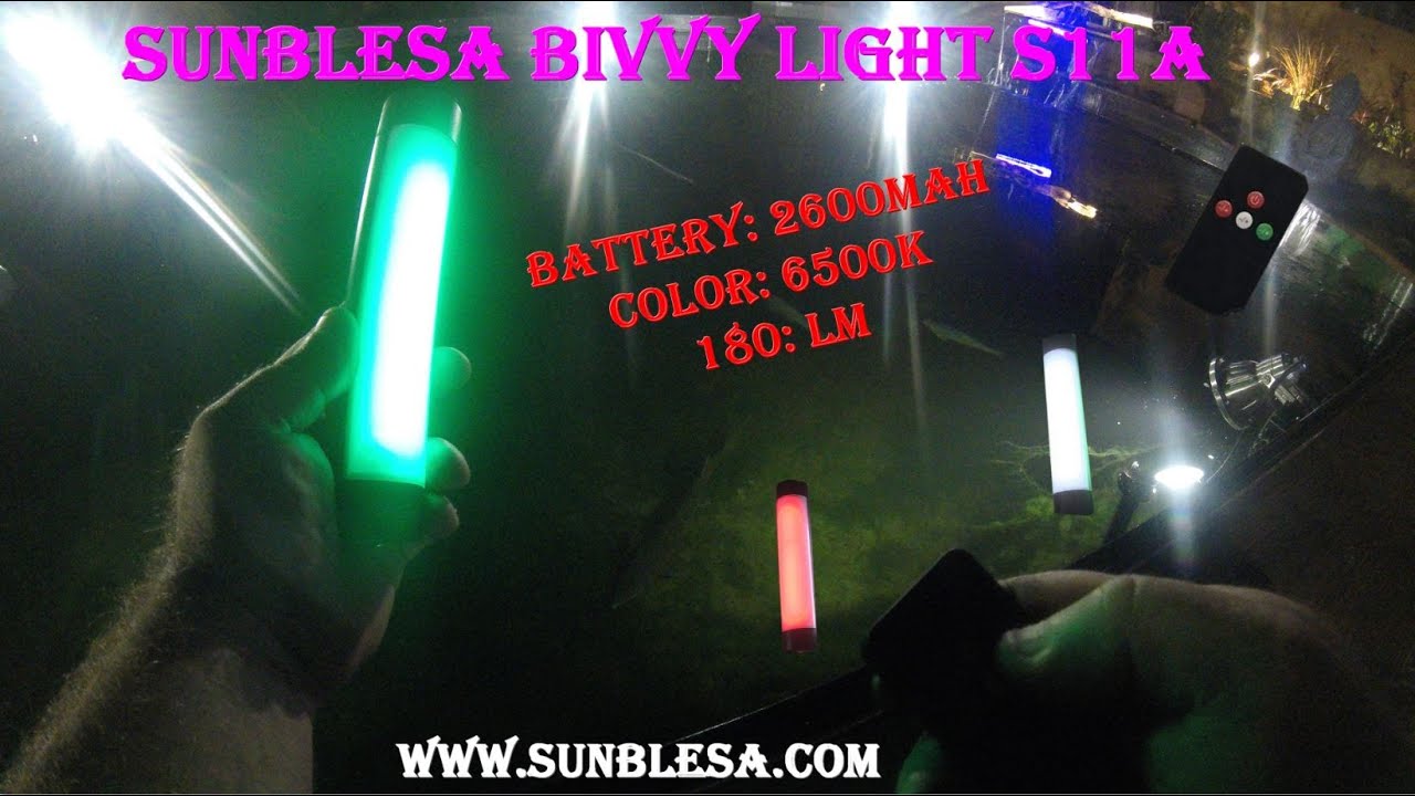 👉👉 SUNBLESA BIVVY LIGHT S11A 2600 MAH 💪